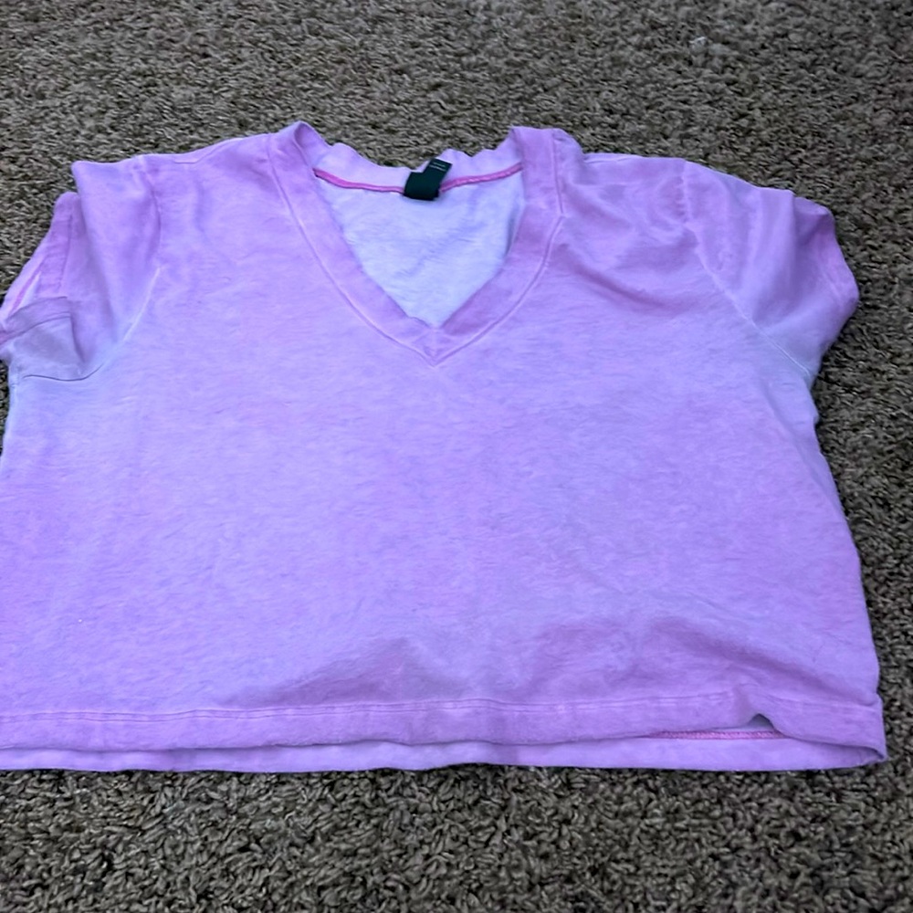Crop top V neck